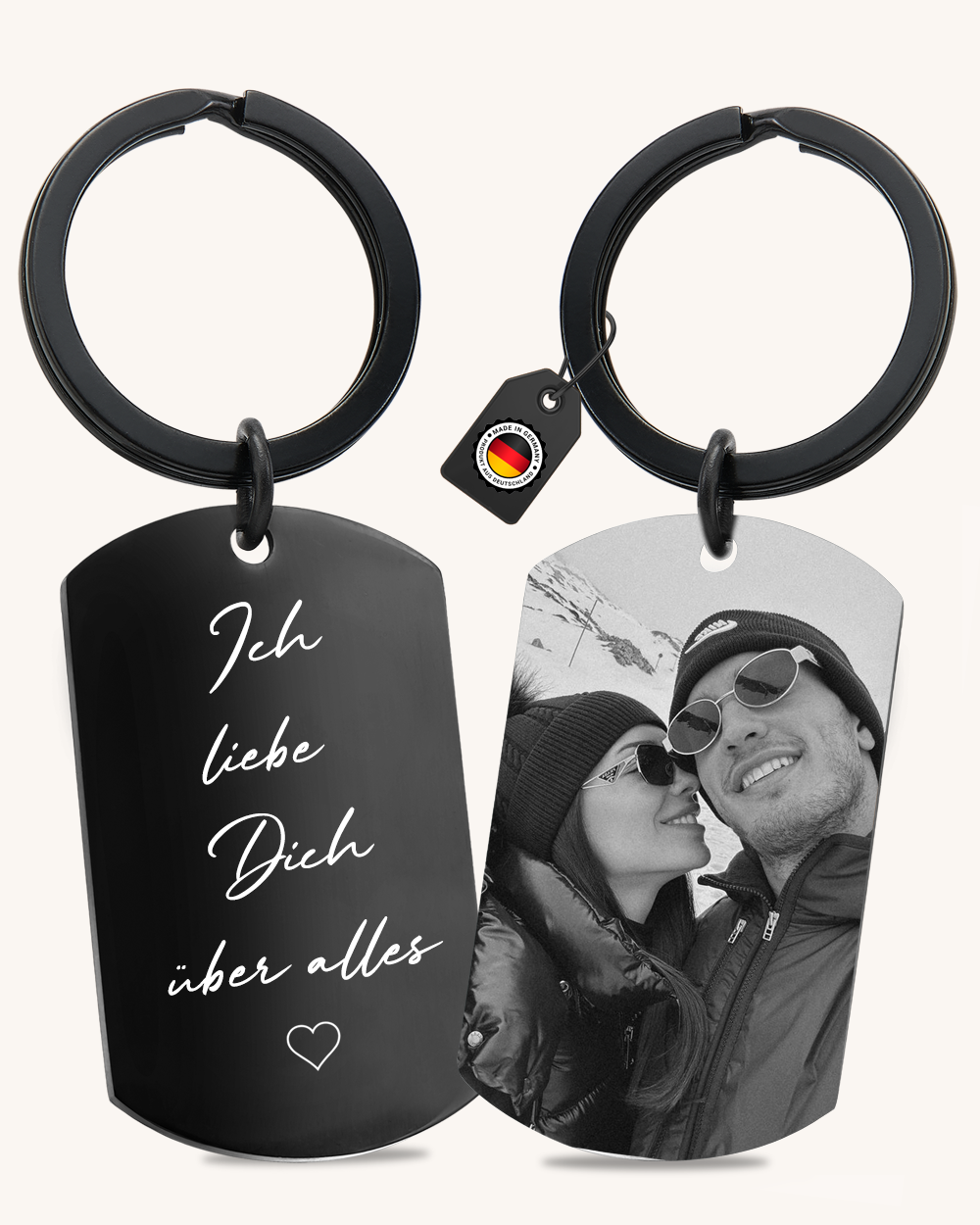 SCHLÜSSELANHÄNGER PERSONALISIERT COUPLE