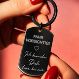 SCHLÜSSELANHÄNGER FAHR VORSICHTIG