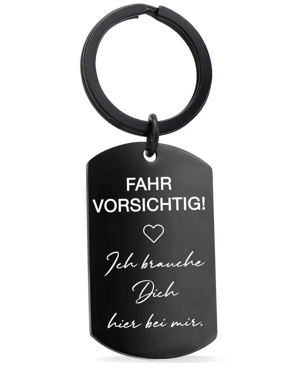 SCHLÜSSELANHÄNGER FAHR VORSICHTIG