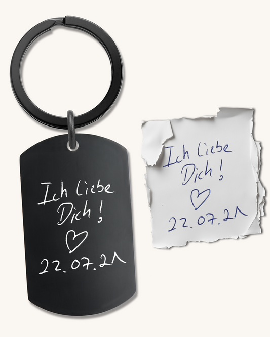 SCHLÜSSELANHÄNGER HANDSCHRIFT