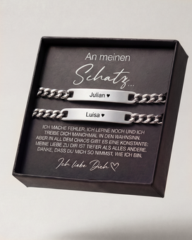 14K SILBER PARTNERARMBAND