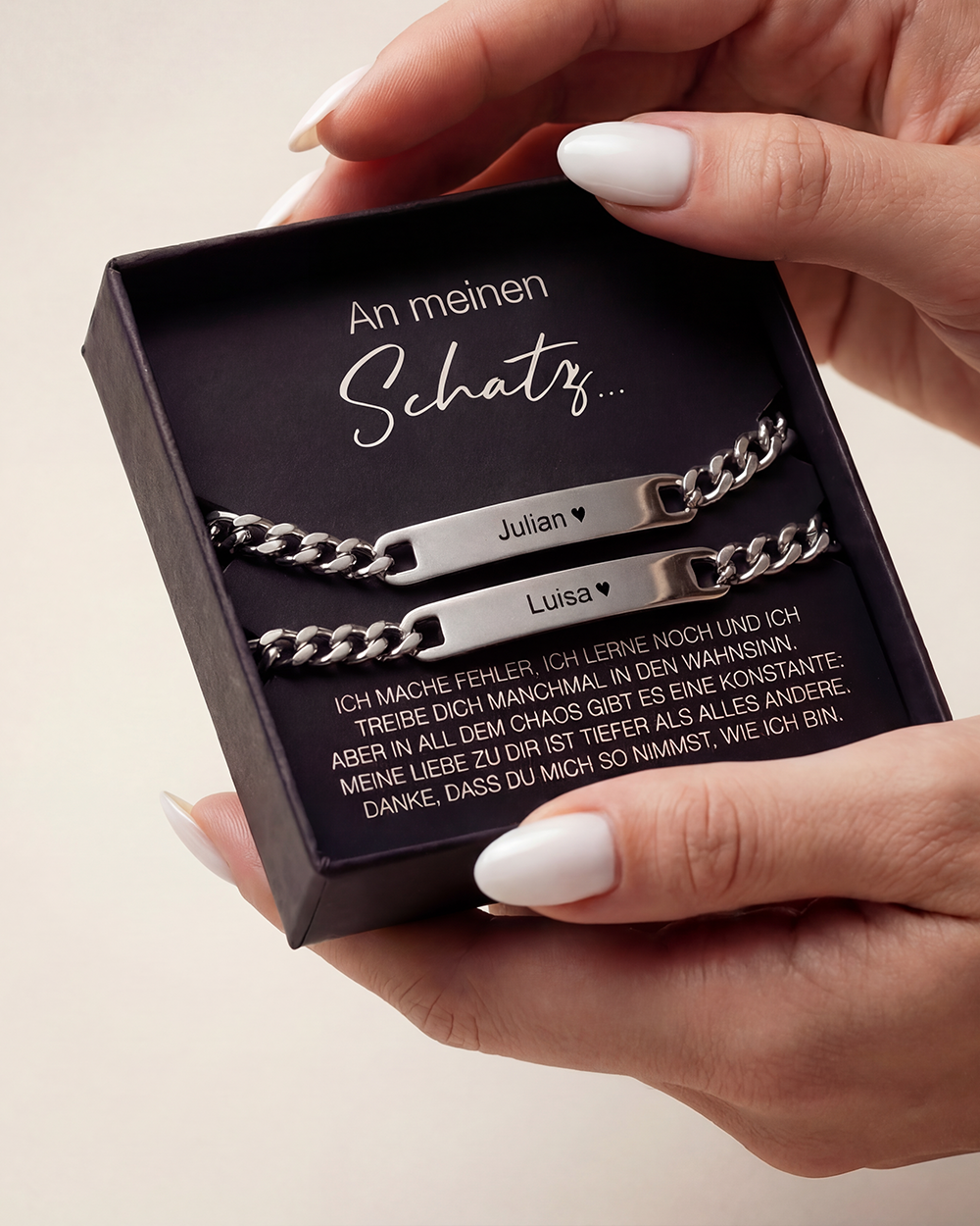 14K SILBER PARTNERARMBAND