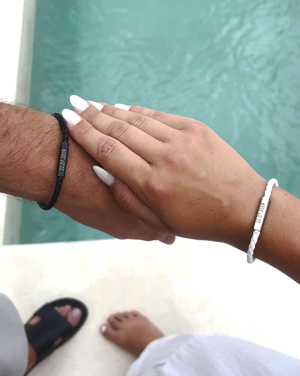 MAGNETIC SILVER HERRENARMBAND