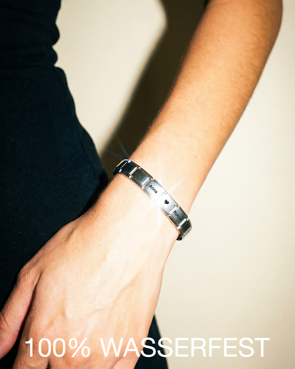 ITALIAN PARTNERARMBAND SILBER