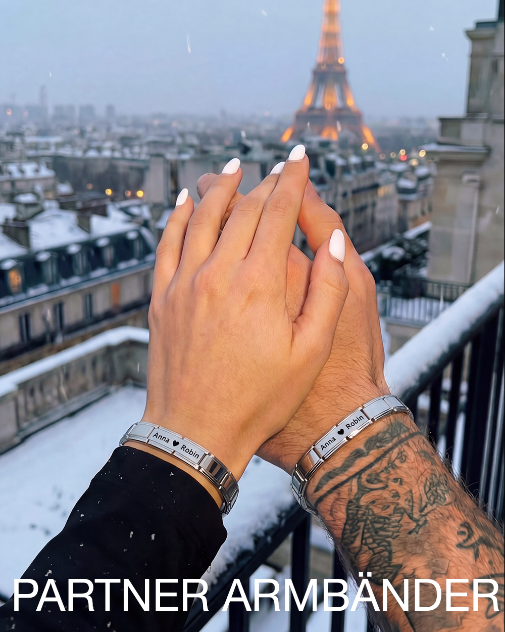 ITALIAN PARTNERARMBAND SILBER