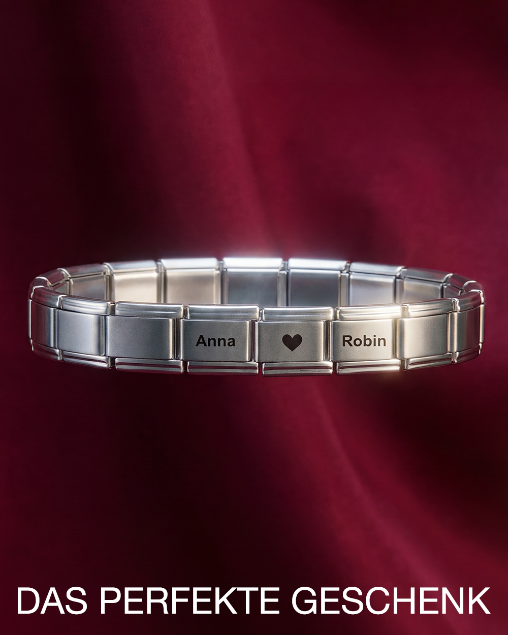 ITALIAN PARTNERARMBAND SILBER