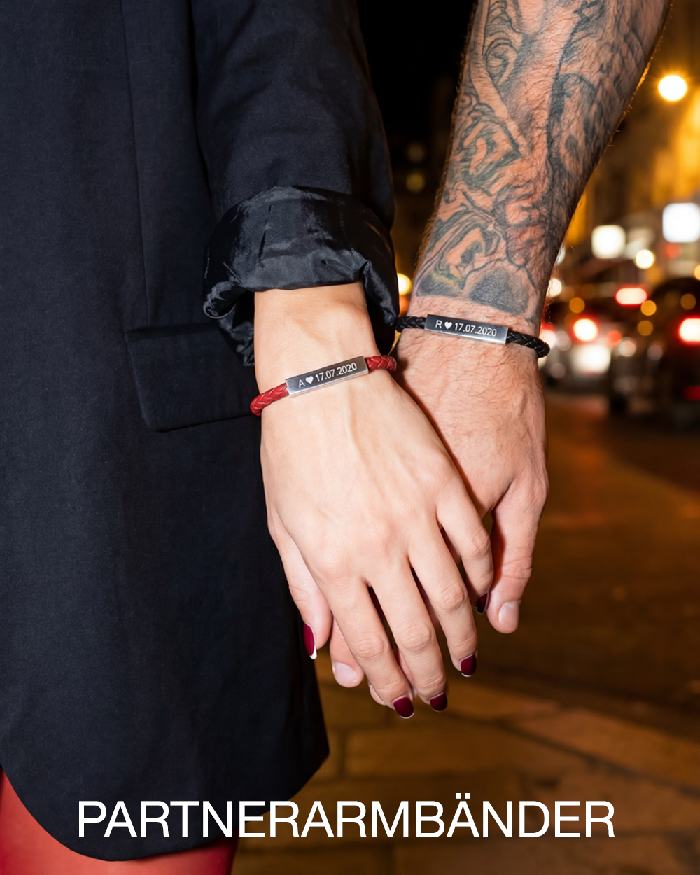RED LOVE PARTNERARMBÄNDER