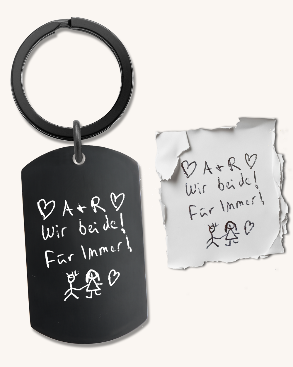 SCHLÜSSELANHÄNGER HANDSCHRIFT